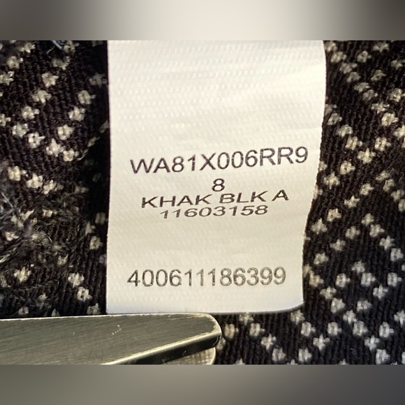 Apt. 9 Brynn Women’s Gray Pattern Cropped Pull On Stretch Pants Size 8 - Picture 9 of 13